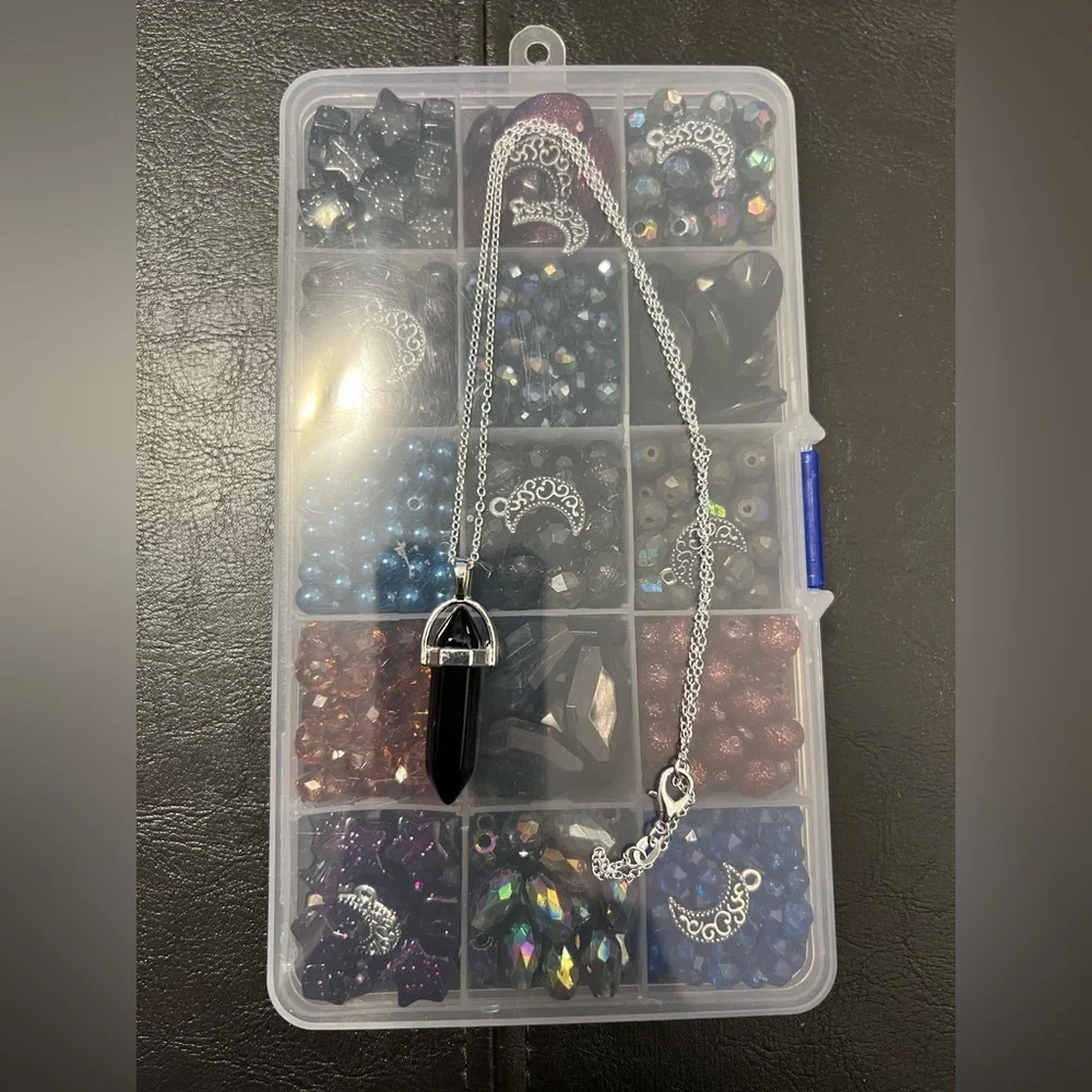 Craft Beads, STARRY NIGHT - NO VAN GOGH, Jewelry Supplies, loose bulk beads - Picture 8 of 8